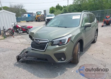 2021 Subaru Forester Premium из США, поврежденный, VIN JF2SKAJC9MH426389